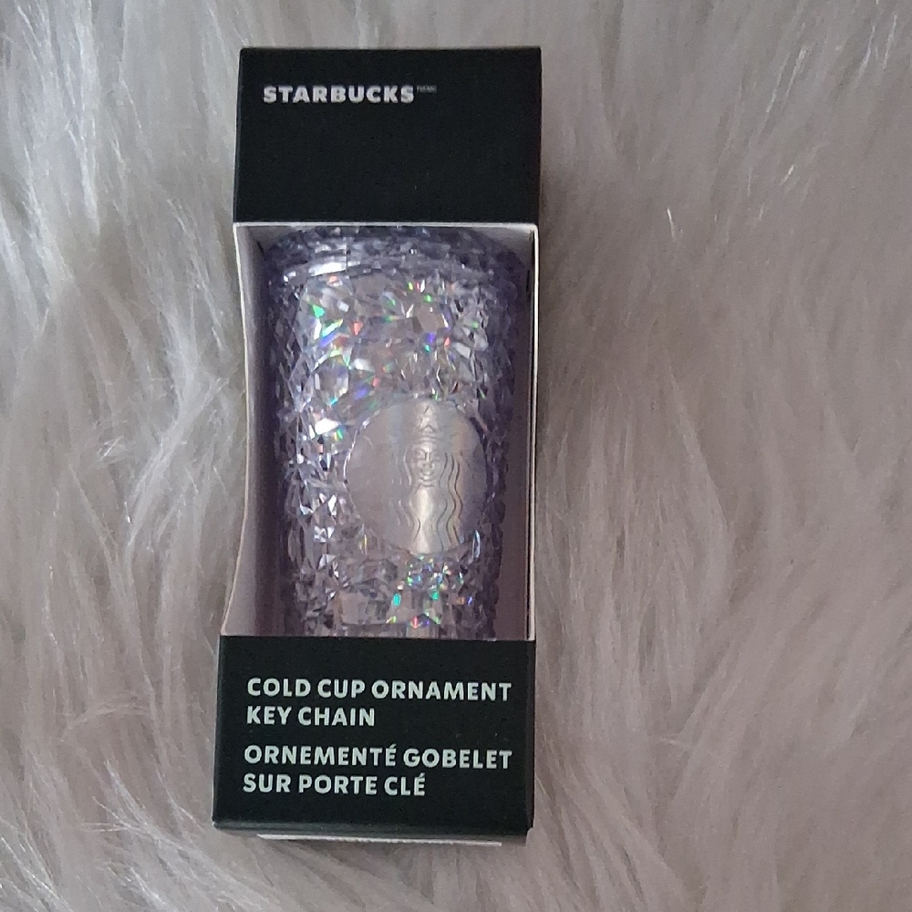 Starbucks Iridescent Cold Cup Key Chain-